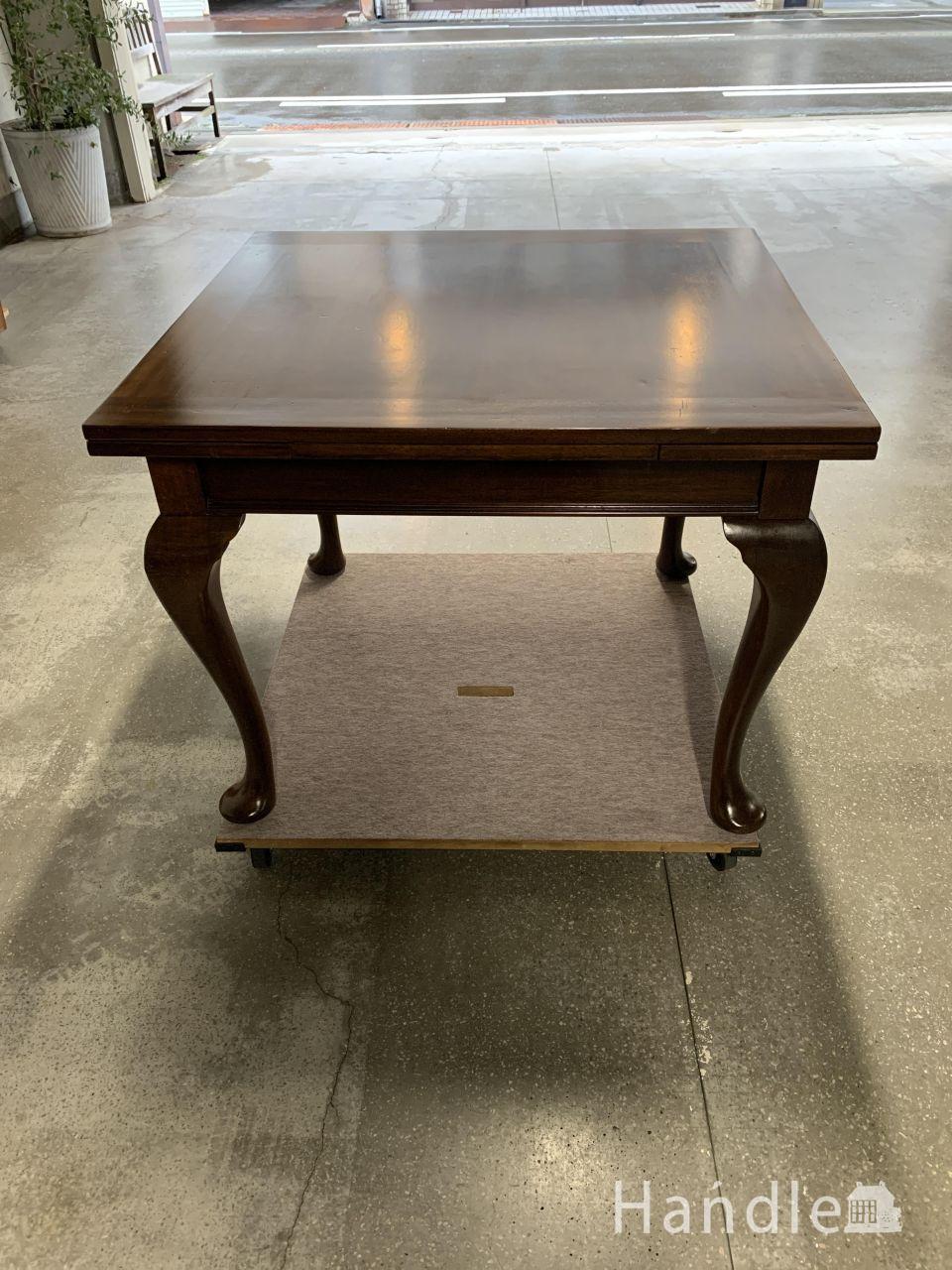 フランスの美しいアンティークダイニングテーブル、伸長式のドロー