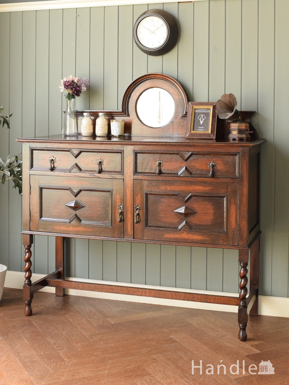 ナチュラルカントリーな雰囲気におススメ、オールドパインのサイド