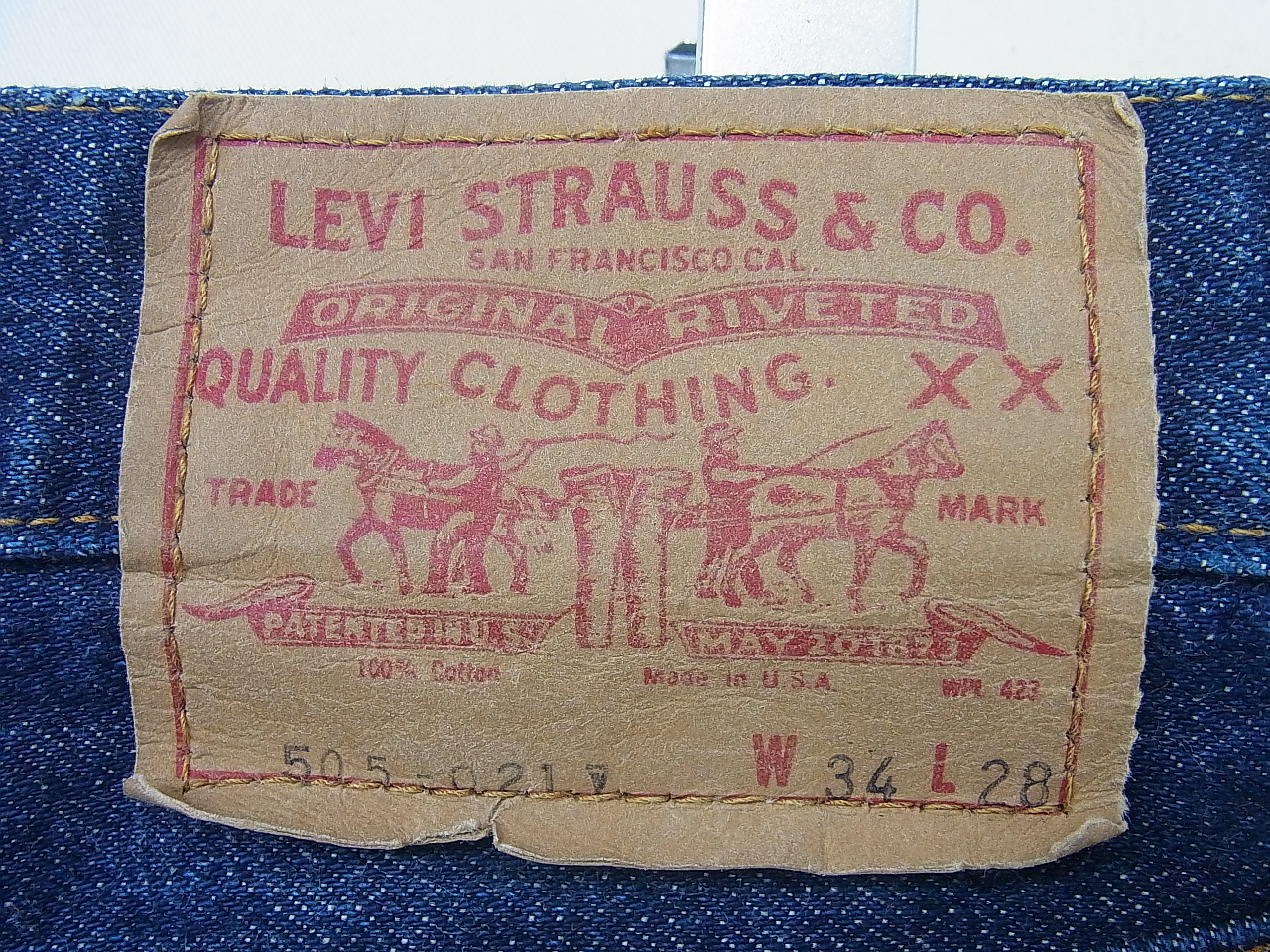 第52回（動画有）リーバイス505 66前期 ボタン裏8 1975年11月製造 care