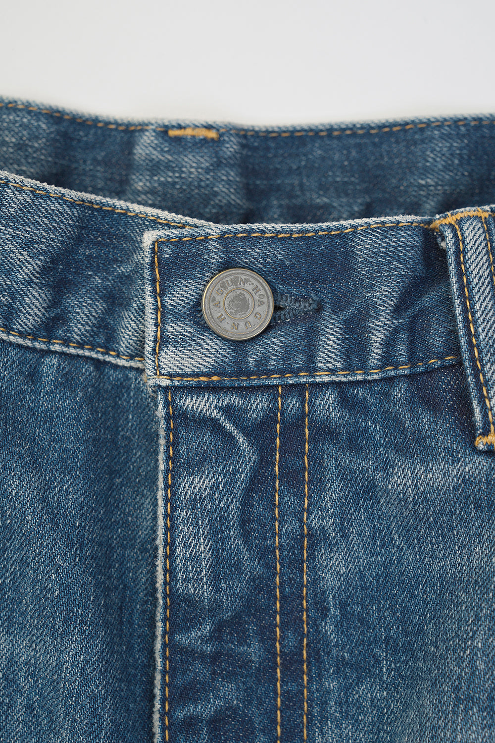 Wide Pipe Denim Pants / BLUE (VTM-25-P-103) – HAGUN