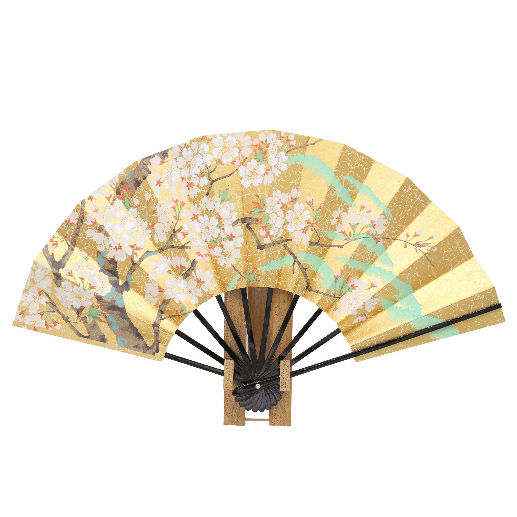 飾扇子 山桜/花車 九寸五分 – 白竹堂オンラインショップ