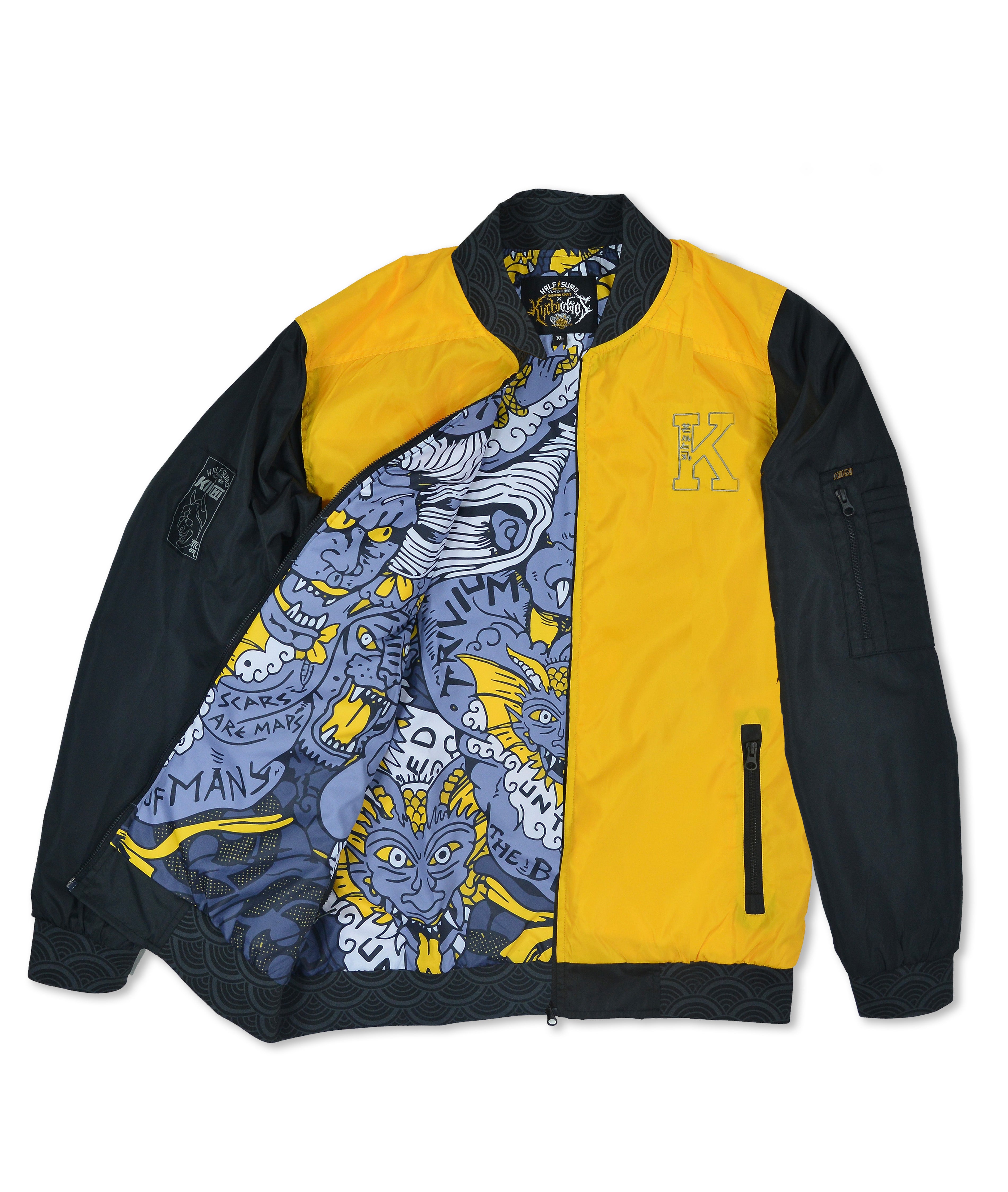 Kiichi Ichiban Aviator Jacket Yellow