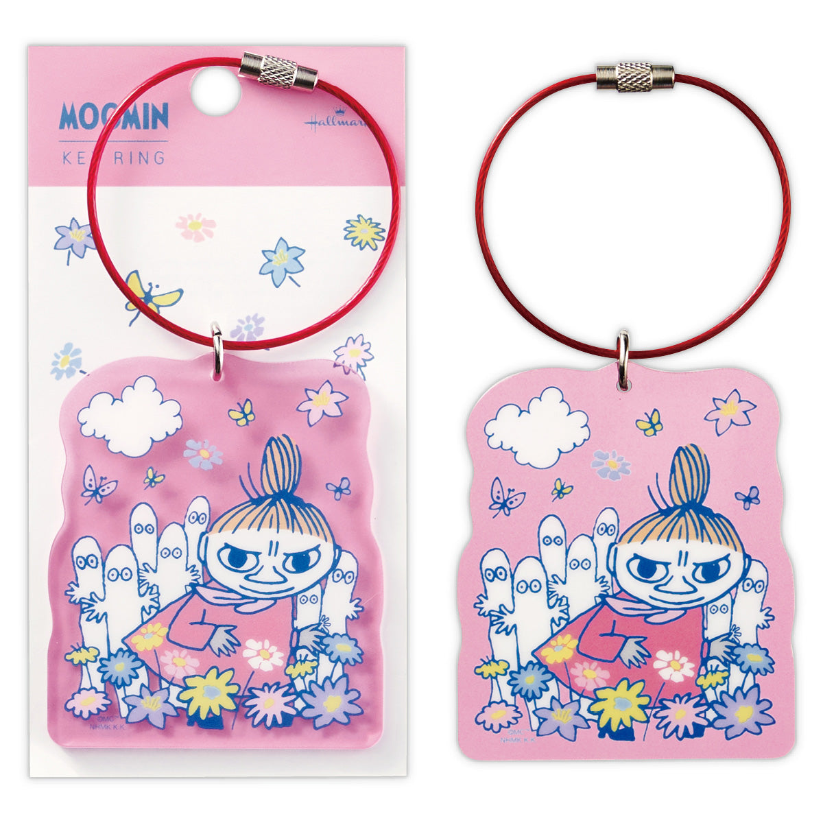 ムーミン Happy in Nature レッド【アクリルキーホルダー】日本ホール