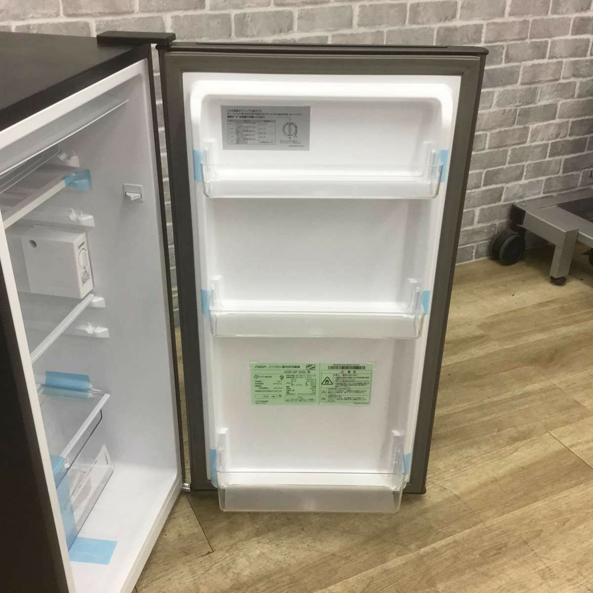AQUA 冷蔵庫 1ドア 90L 右開き AQR-9P(DS) | リユース家電Happy