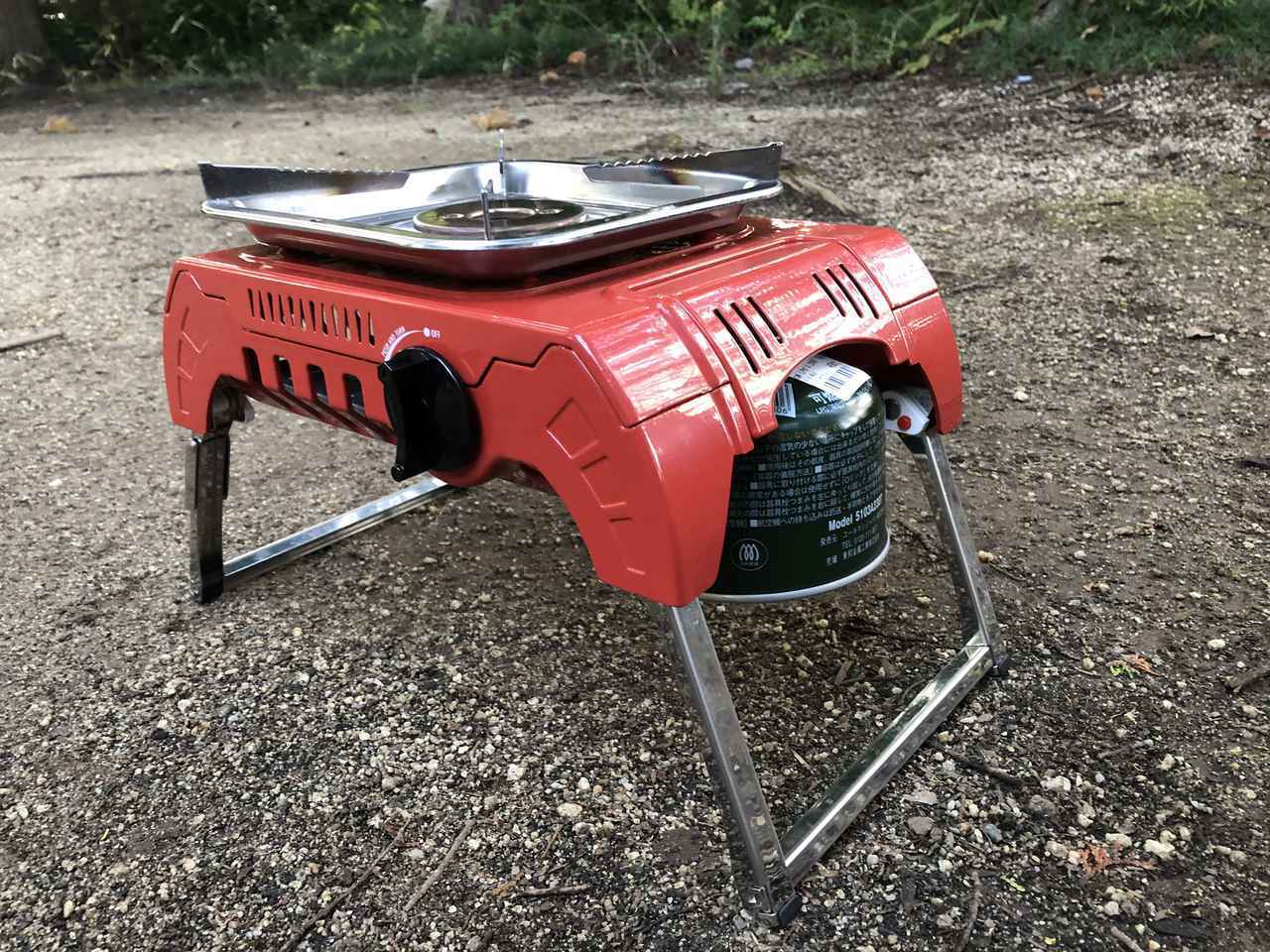 最終価格 CAMP STOVE キャンプストーブ アウトドアストーブ 赤ケース付