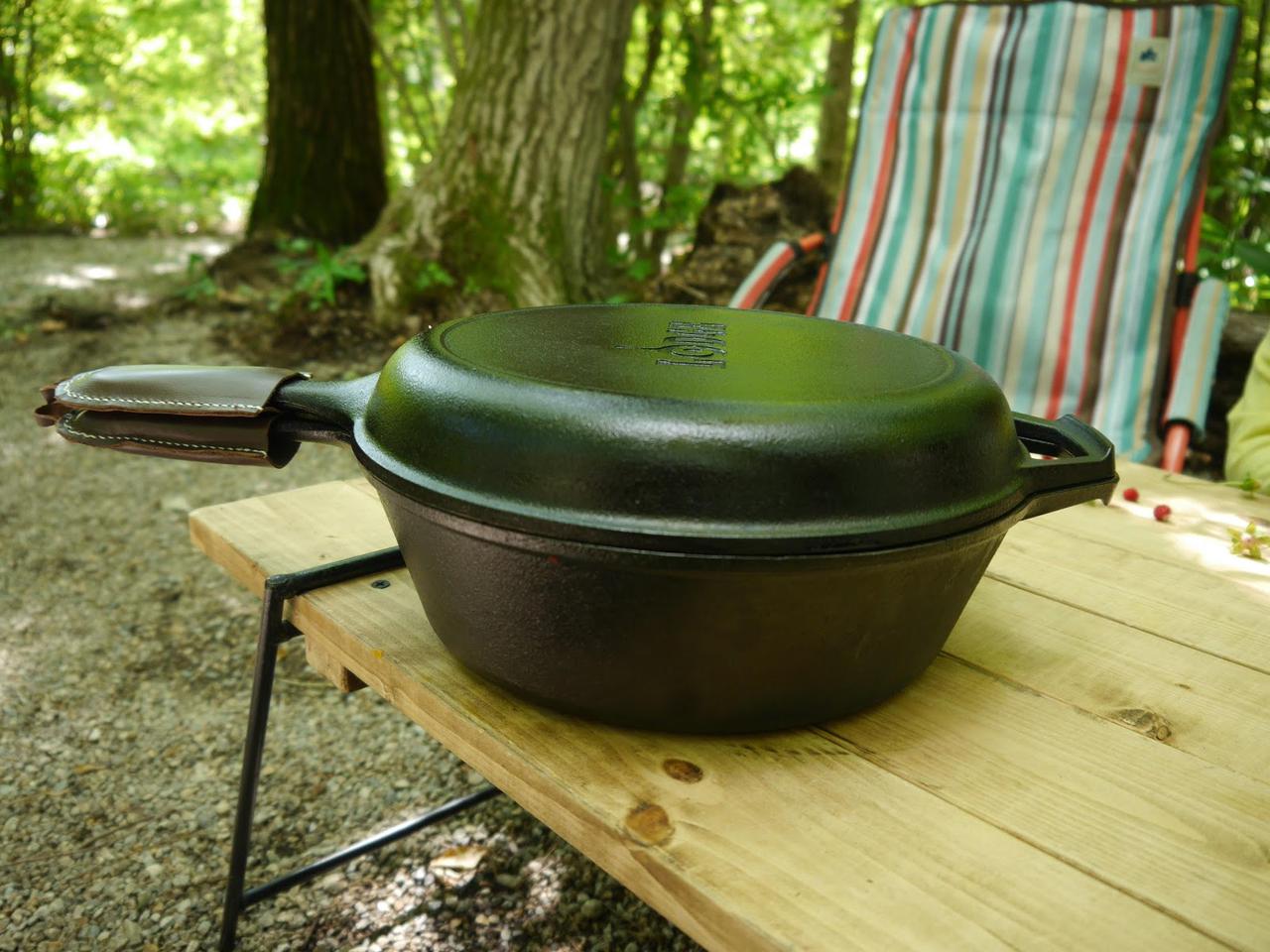 LODGE（ロッジ）のコンボクッカー】蓋がスキレットだからレシピの幅が
