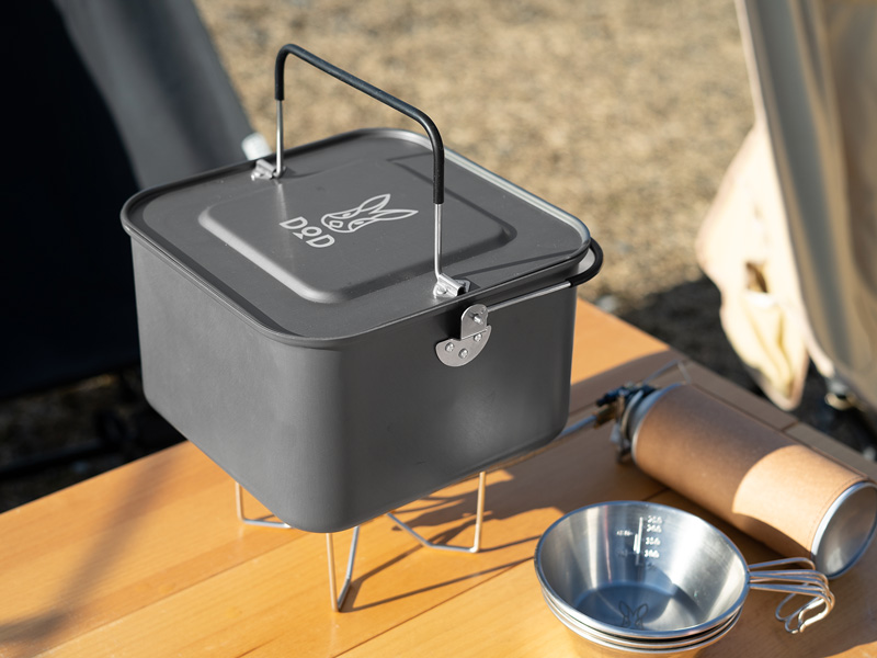 DOD(ディーオーディー)「シカクッカー」収納のしやすさ抜群の鍋 2