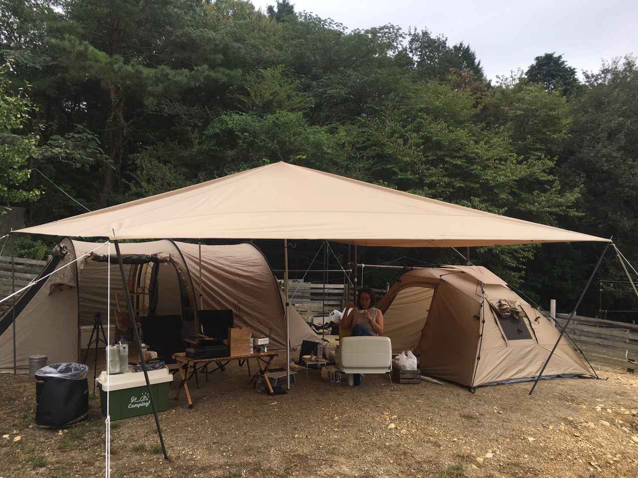 レビュー】DOD・カマボコテントミニのレイアウト・使用例を紹介