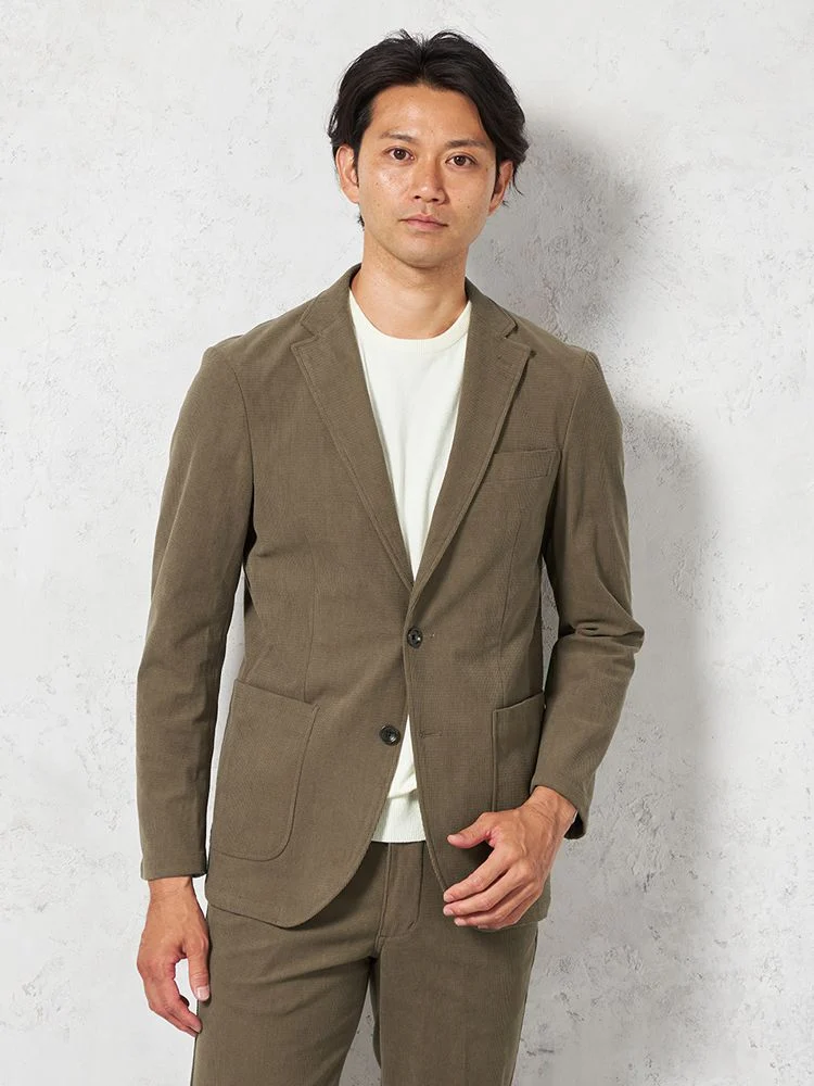 M．グレー 【EDWINデニスラ】キャラメルコールジャケット