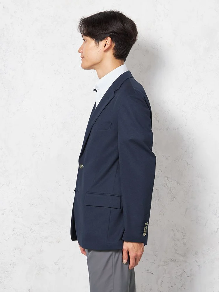 サスビズxRENU】ジャケット ブレザー ウォッシャブル 軽量 ストレッチ