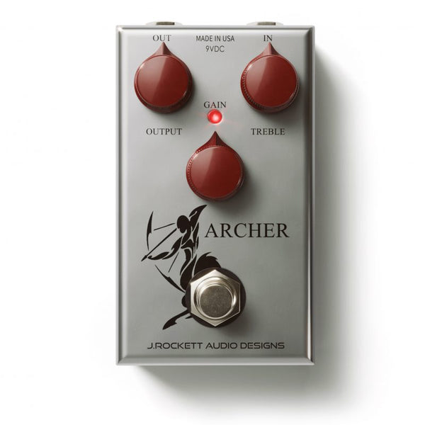 J Rockett Archer Overdrive pedal - Silver – Harbor Music (310) 406