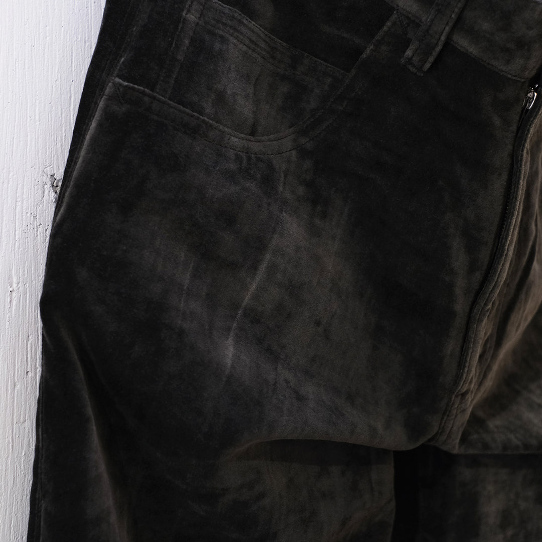 ensou. (エンソウ) - Derby Pants (Sumi-dyed Black) | Harmonia公式