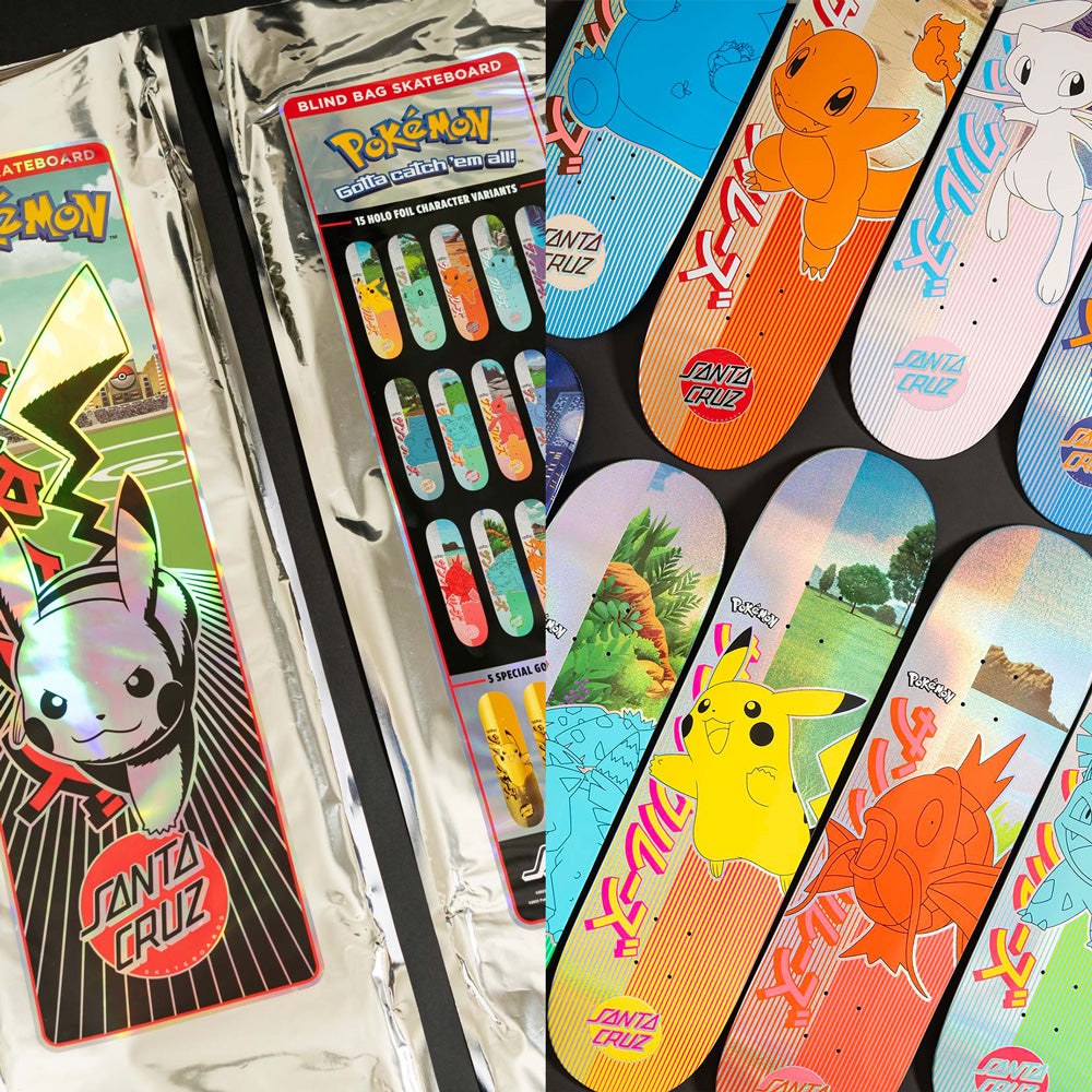 8.0in x 31.6in Pokémon BLIND BAG SKATEBOARD DECK – ハスコ