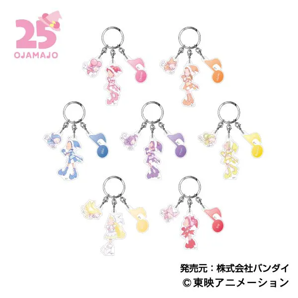 ハセ・プロ｜おジャ魔女どれみ 3連アクリルキーホルダー