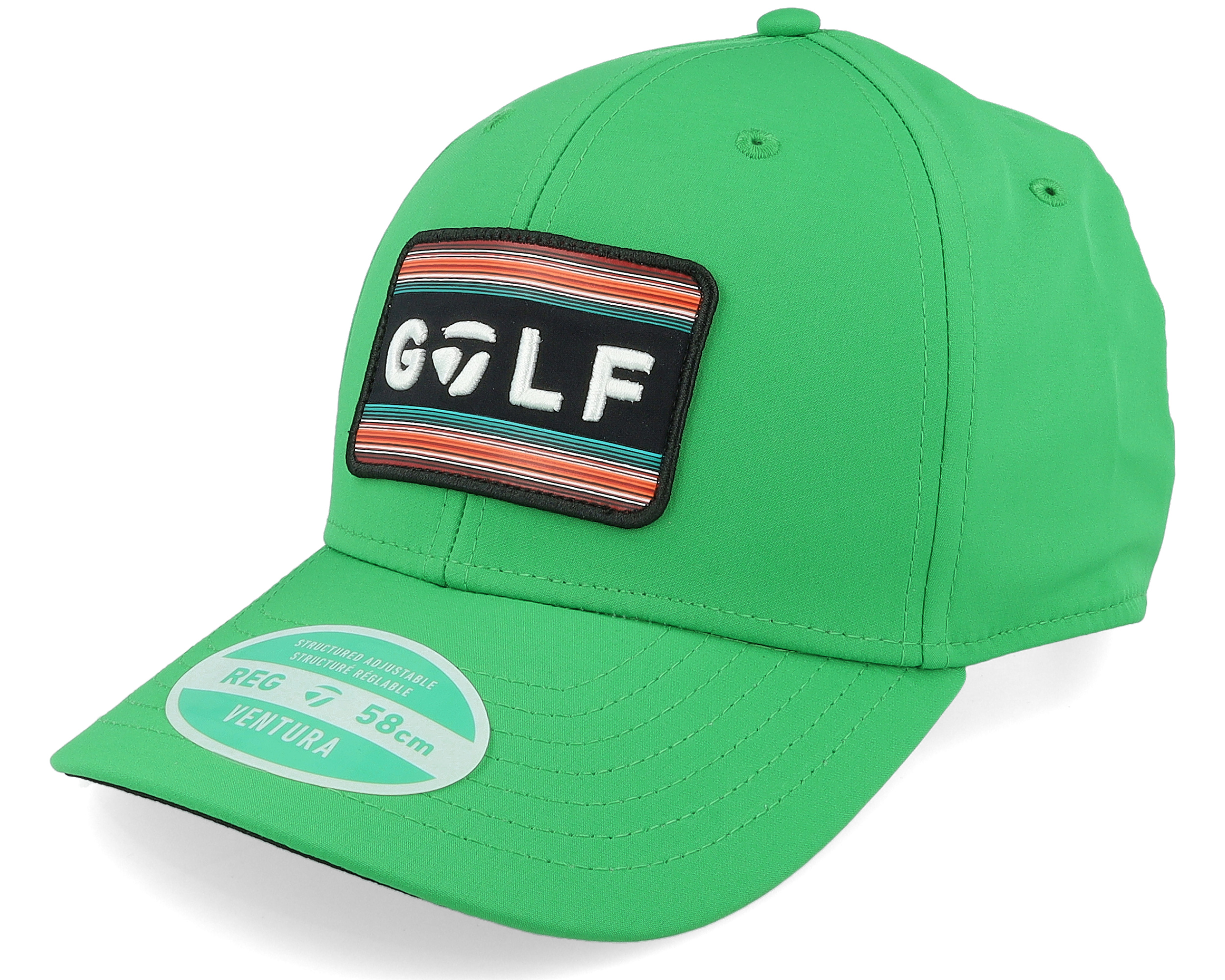 Sunset Golf Hat Green Adjustable | Hatstoreworld.com