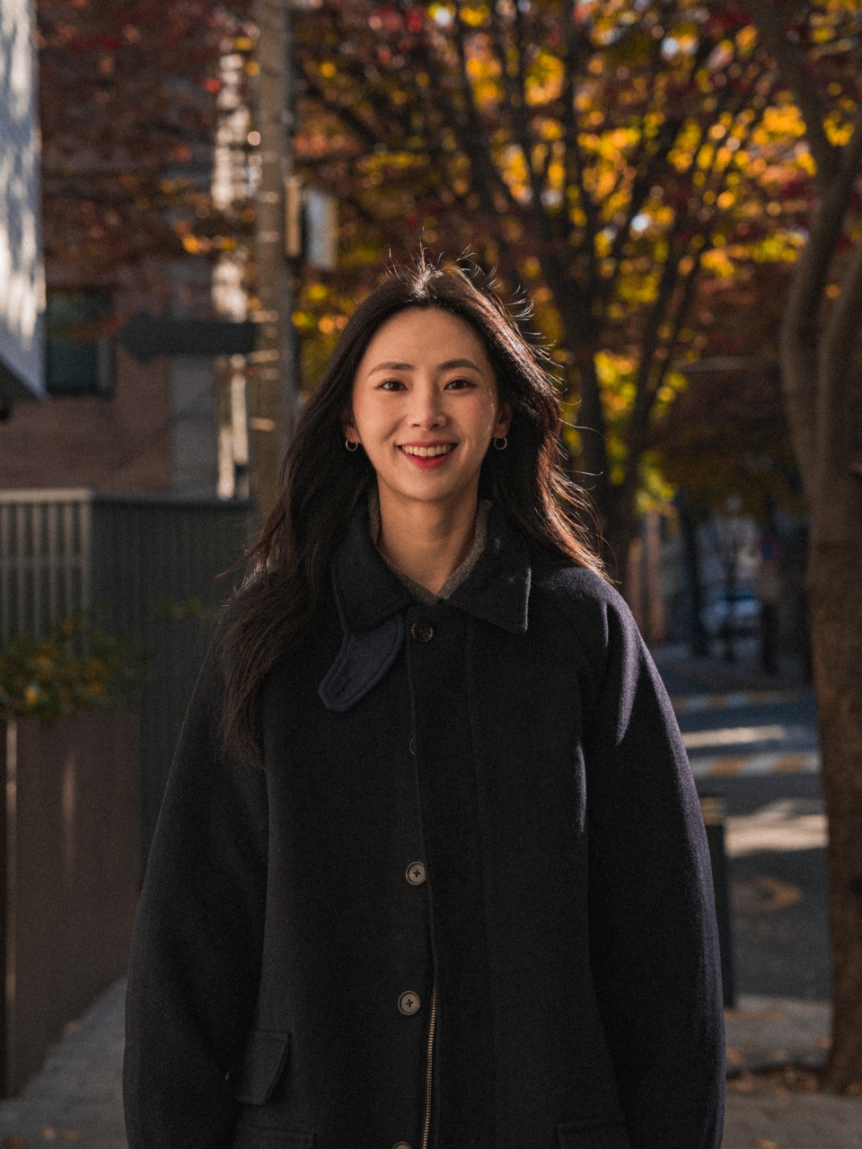 MUSINSA公式 | Havehad City Wool Half Coat (Charcoal)