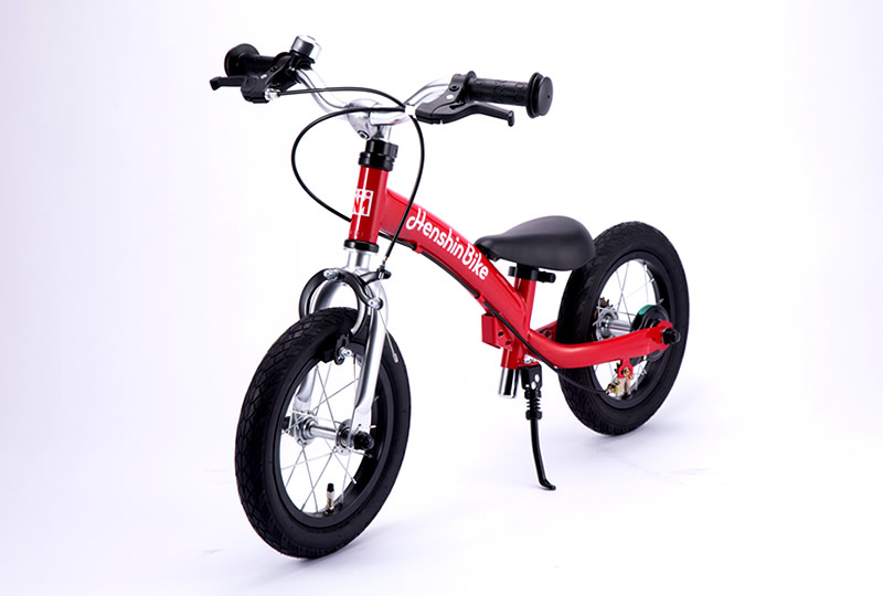 初代へんしんバイク henshin bike キッズバイク レッド スタンド付き