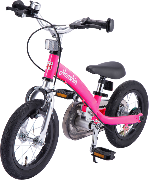 ヘンシンバイク 12インチ ピンク スタンド付 へんしんバイク2公式｜2歳