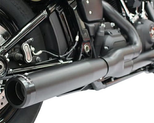 ラインハート 2-into-1 フルエキゾーストマフラー ブラック/ブラック