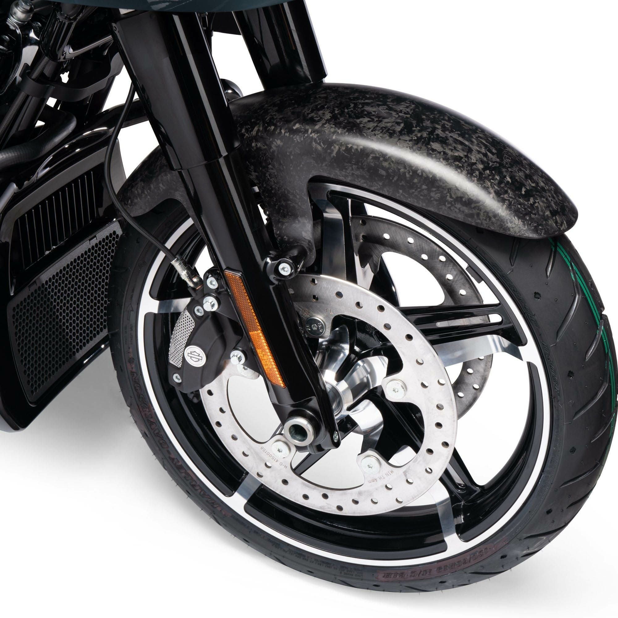 フォージドカーボンファイバー フロントフェンダー 【ロードグライド