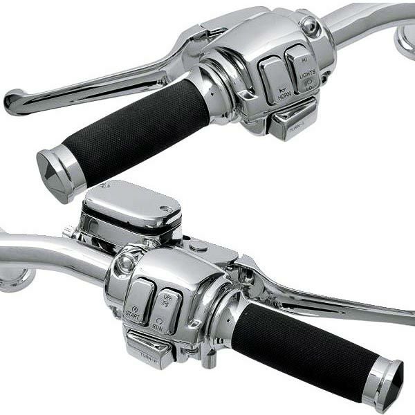 クリアキン クローム・スイッチハウジング スポーツスター、ダイナ