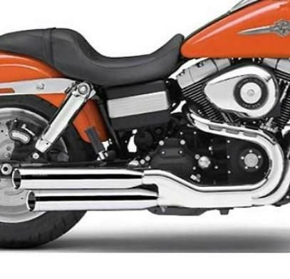 S&S スラッシュカット・スリップオン クローム |ハーレーパーツ専門店
