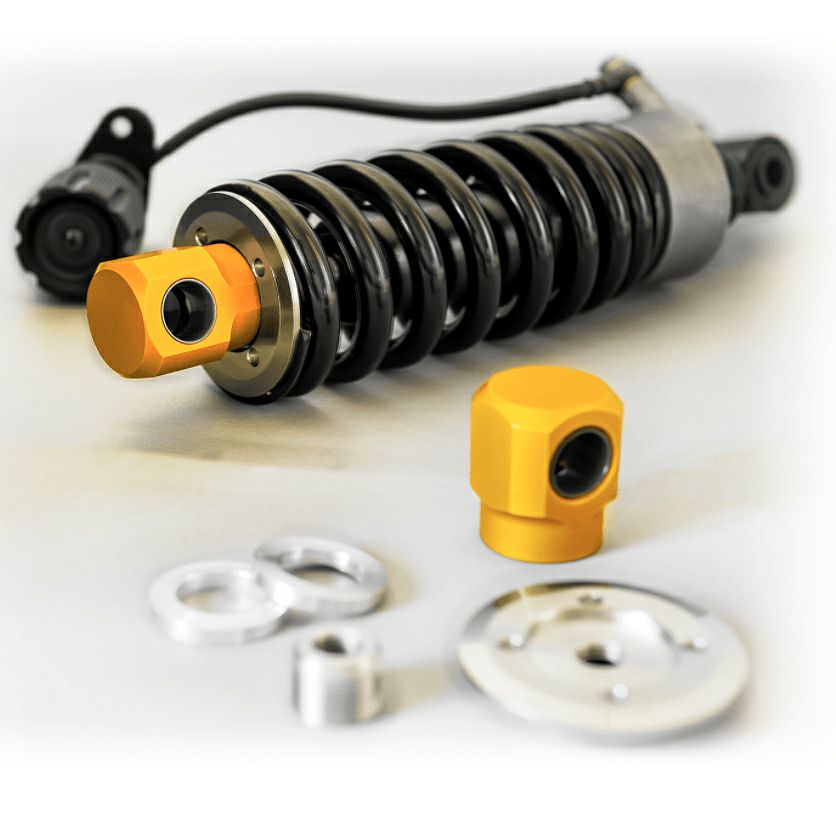 KODLIN M8ソフテイル リアサスペンションロワリングキット（リモート