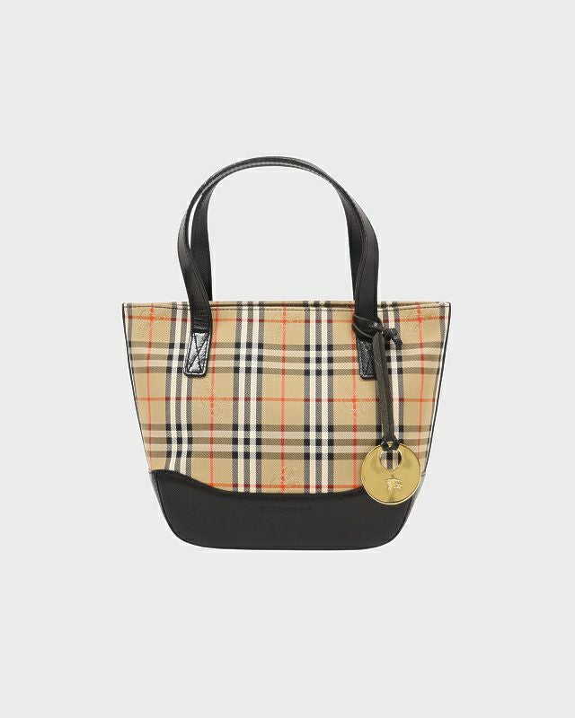 BURBERRY チェック柄ハンドバッグ | Hedy