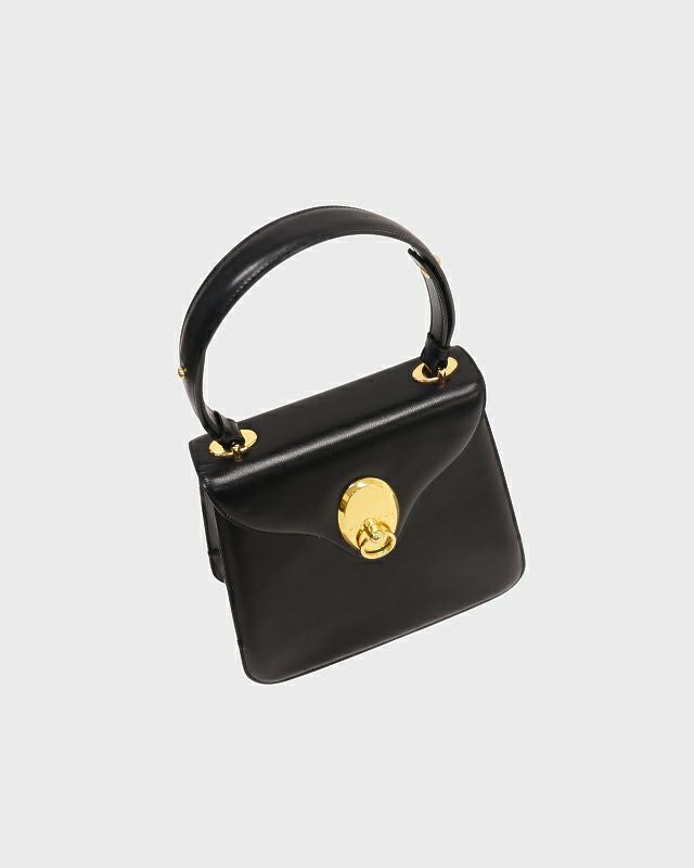 GIVENCHY ガンチーニ金具レザーハンドバッグ | Hedy