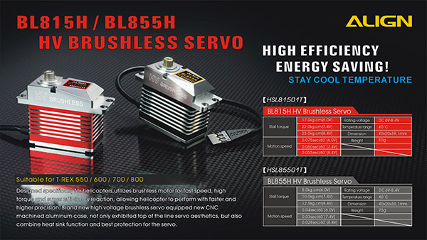 BL815H ハイボルテージ ブラシレスサーボ 【HSL81501】
