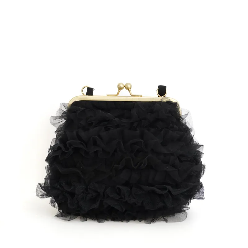 Bibiy.（ビビィ）foxy illustrationsコラボODETTE TULLE BAG（ブラック