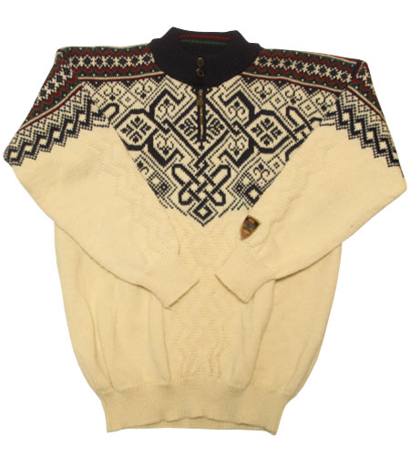 デットストック FJORD FASHION ノルウェー製 ニットポンチョ 40 新品