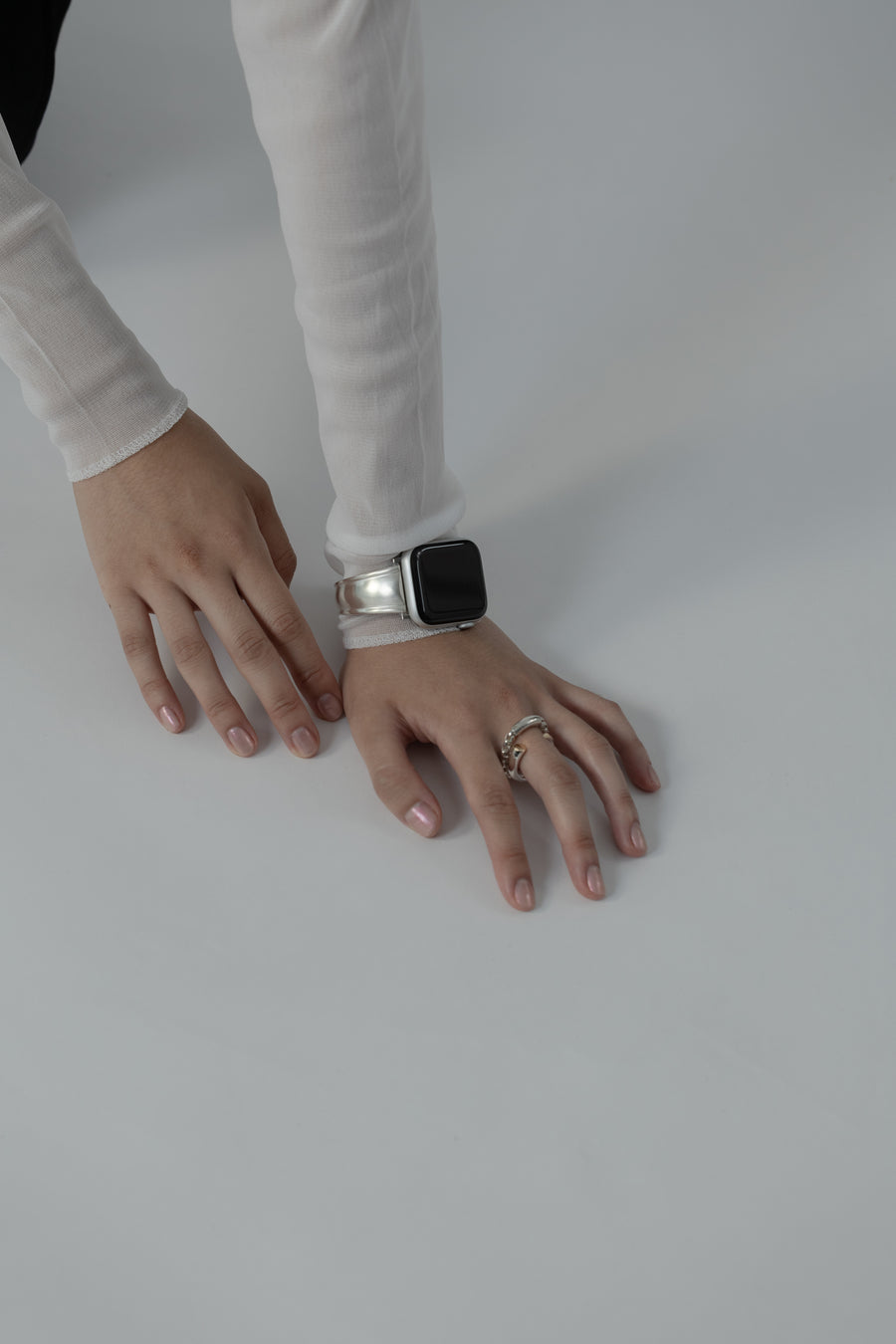 Apple Watch vintage - like silver band – h'eres