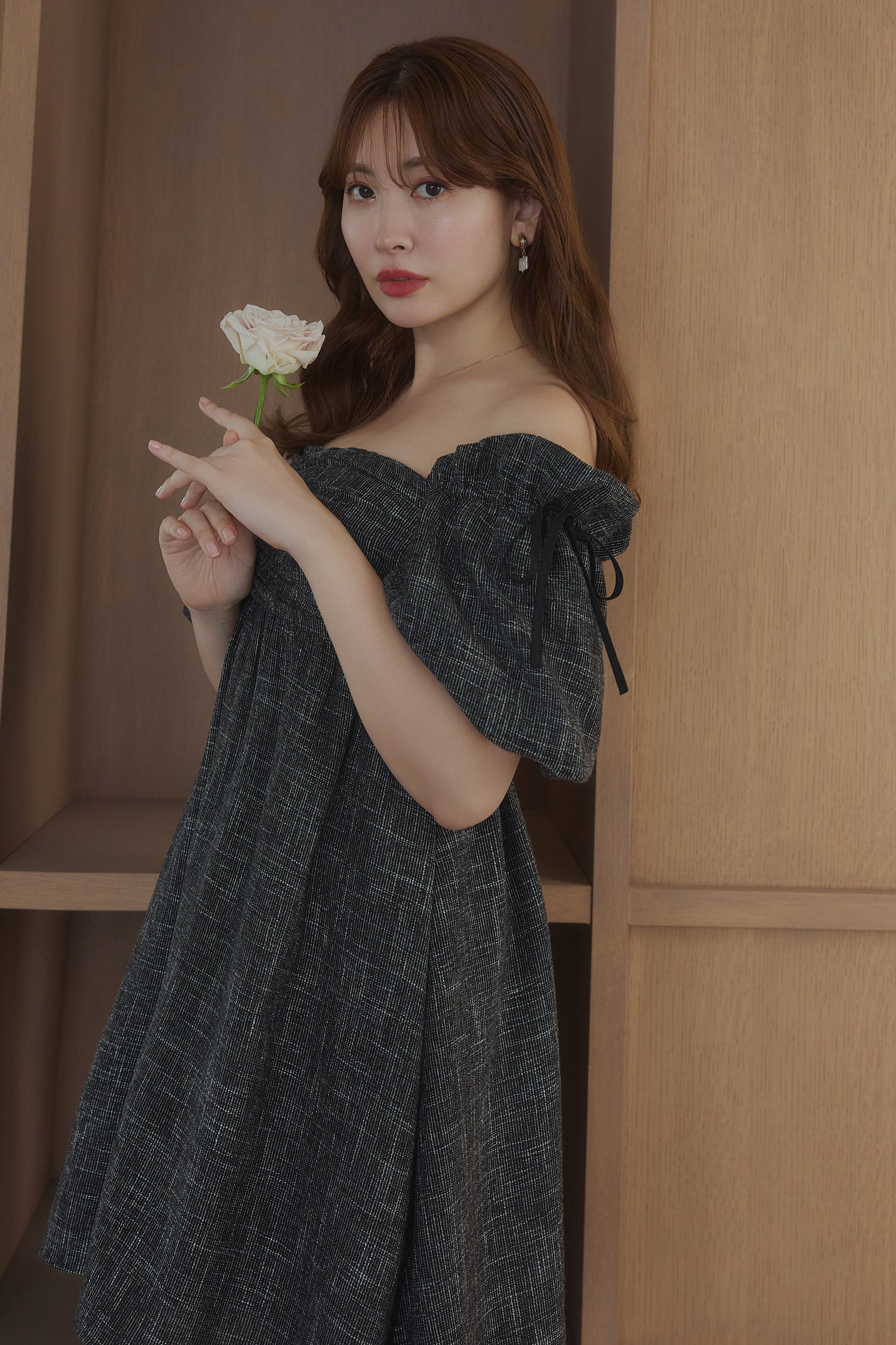 ワンピース Colette Puff-Sleeve Dress Colette Puff-Sleeve Dress