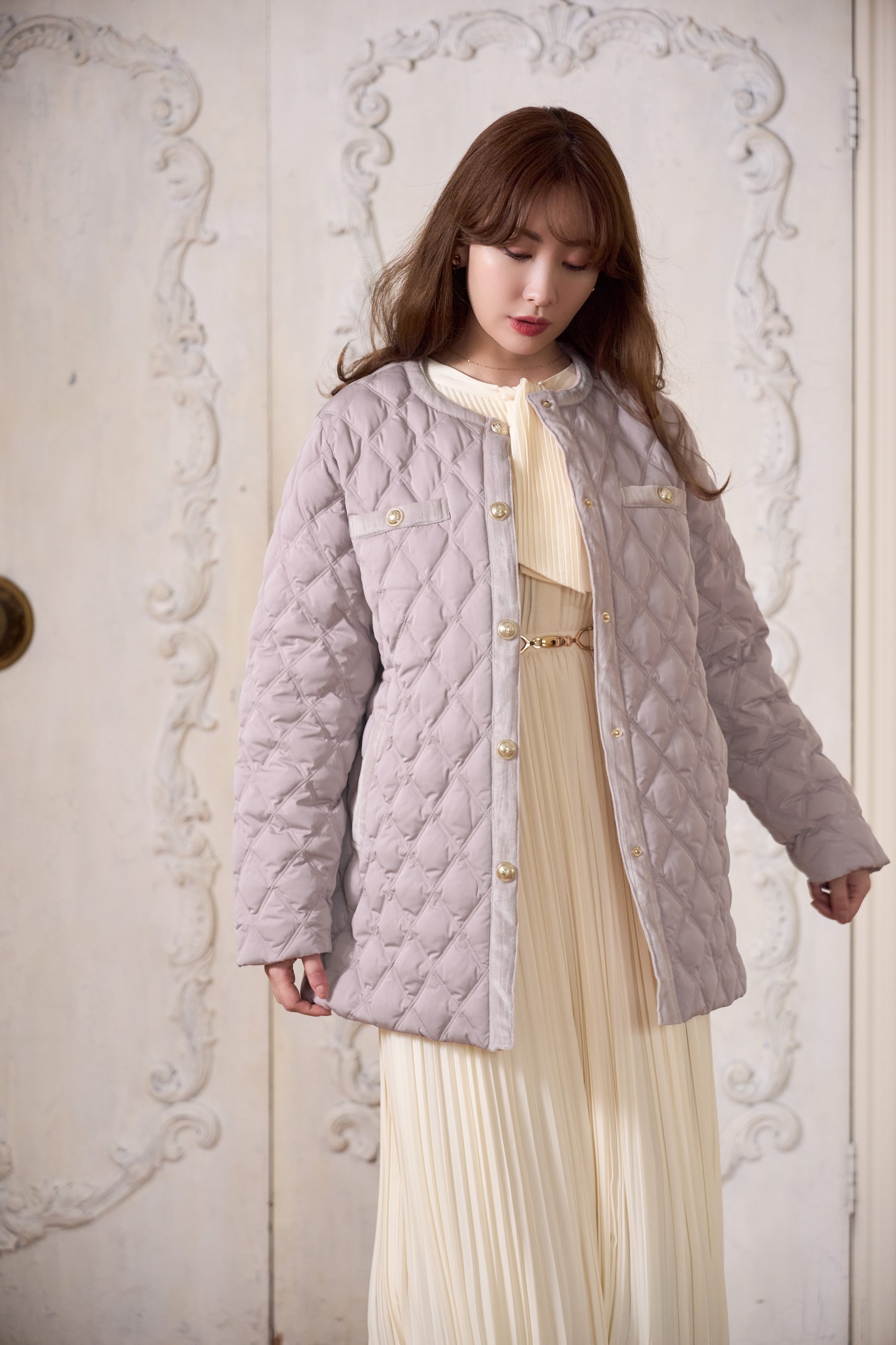 Liora Quilted Down Jacket