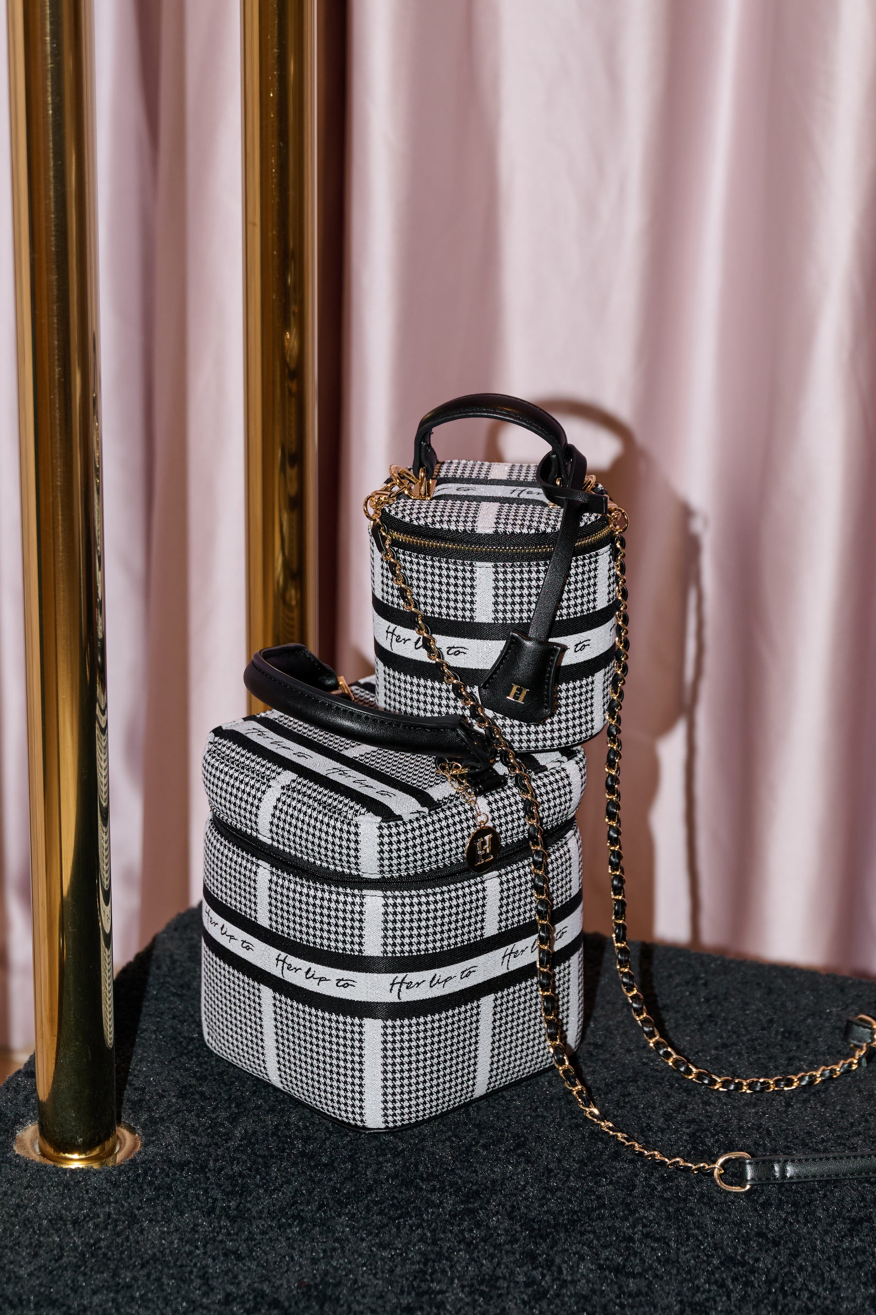 HLT Jacquard Vanity Bag