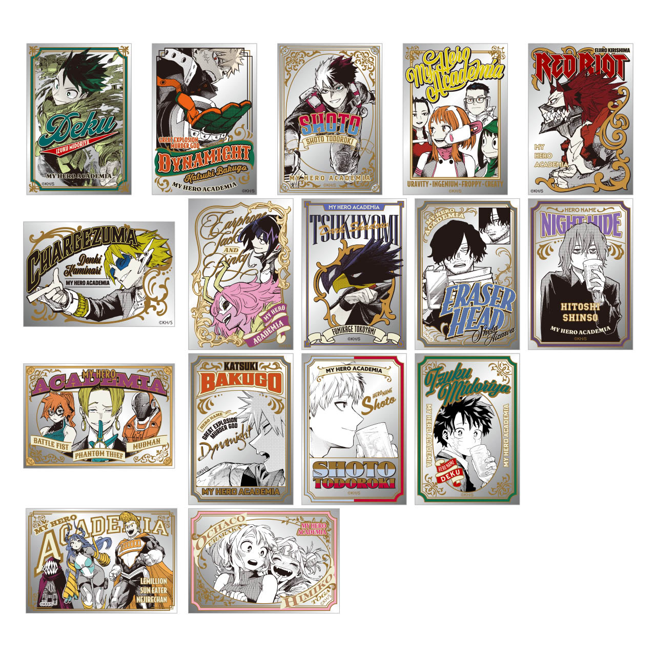 ヒロアカ原画展 限定 アートコースター 58種全種セット 僕のヒーロー