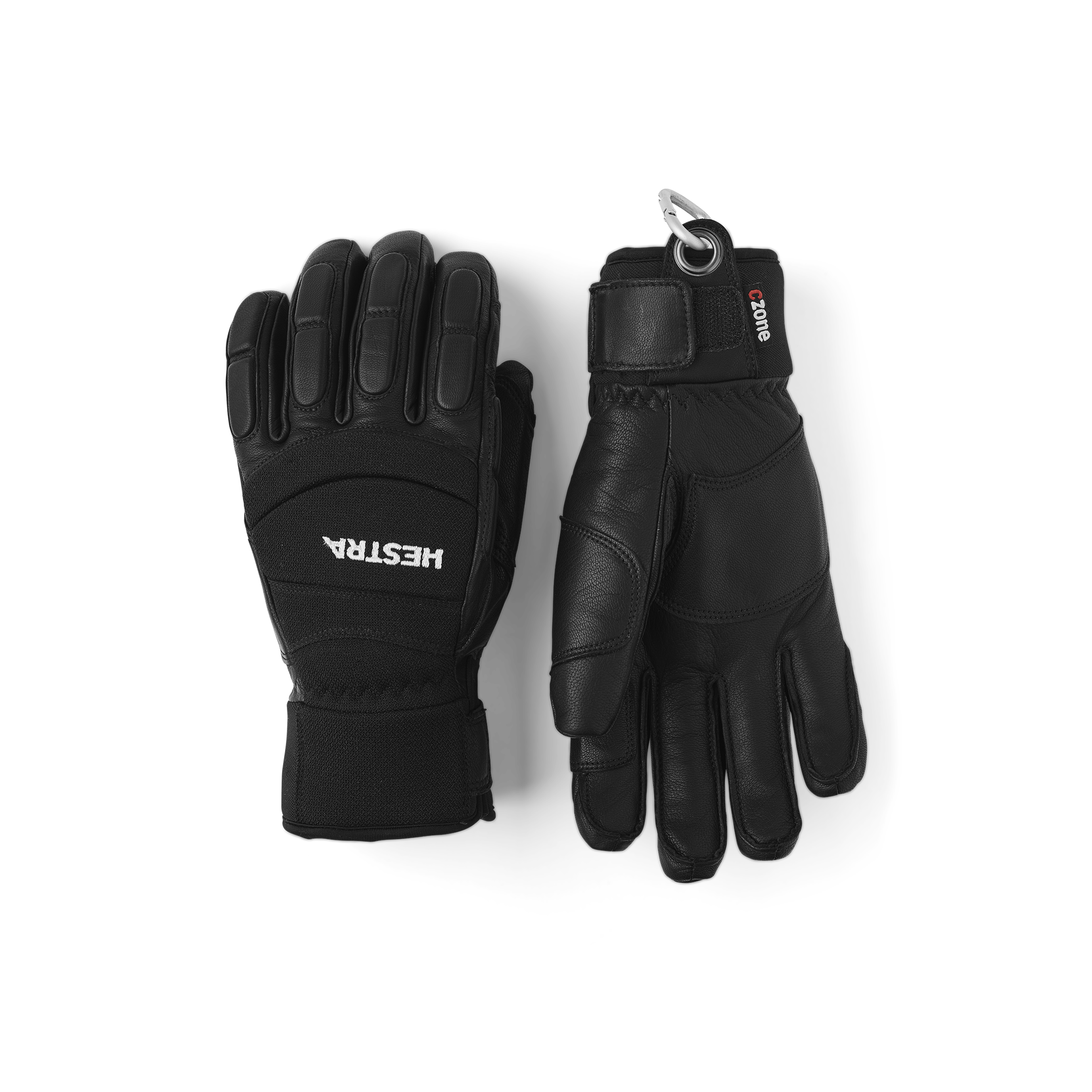 Vertical Cut Czone 5-finger - Black | Hestra Gloves