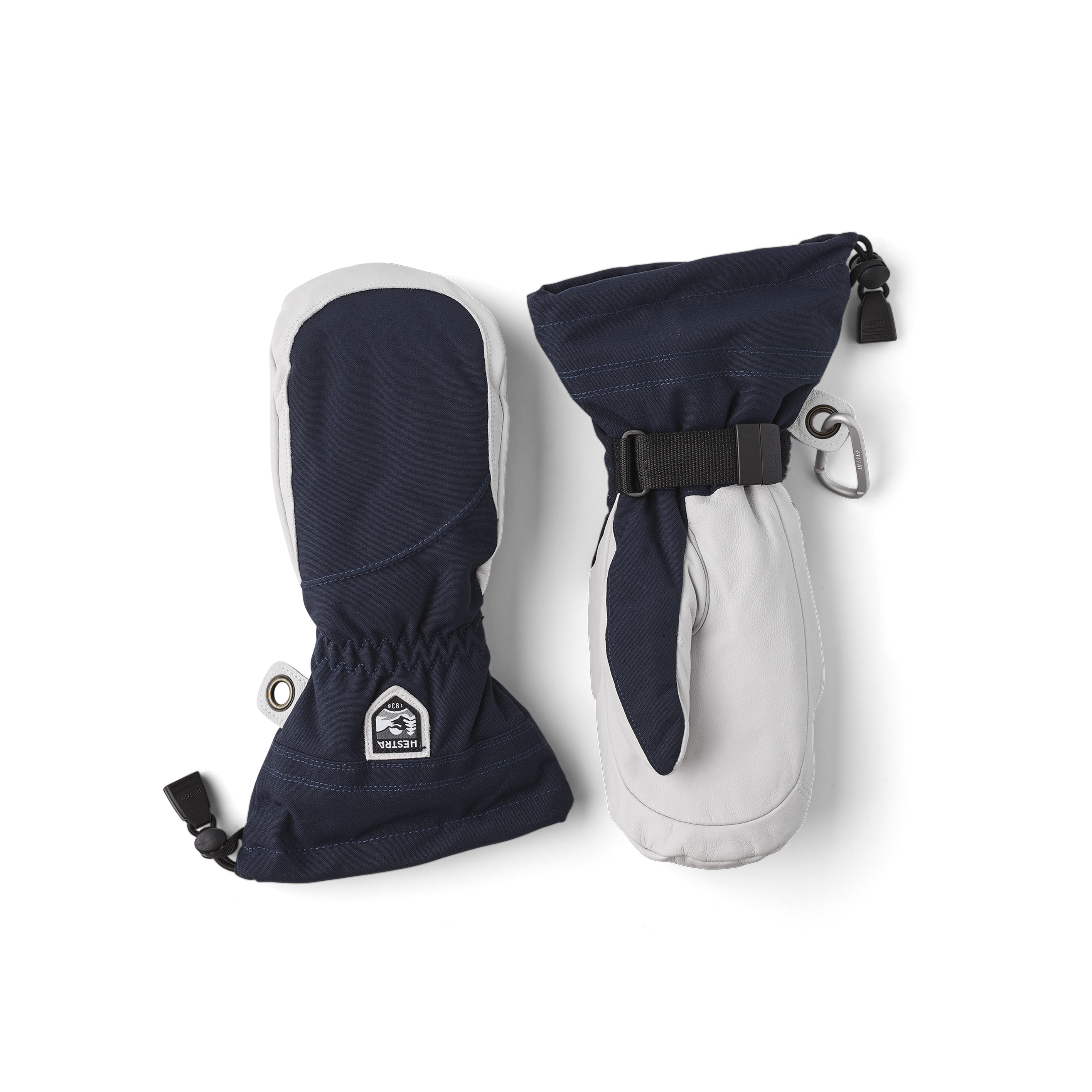 Heli Ski Female Mitt - Navy & offwhite | Hestra Gloves