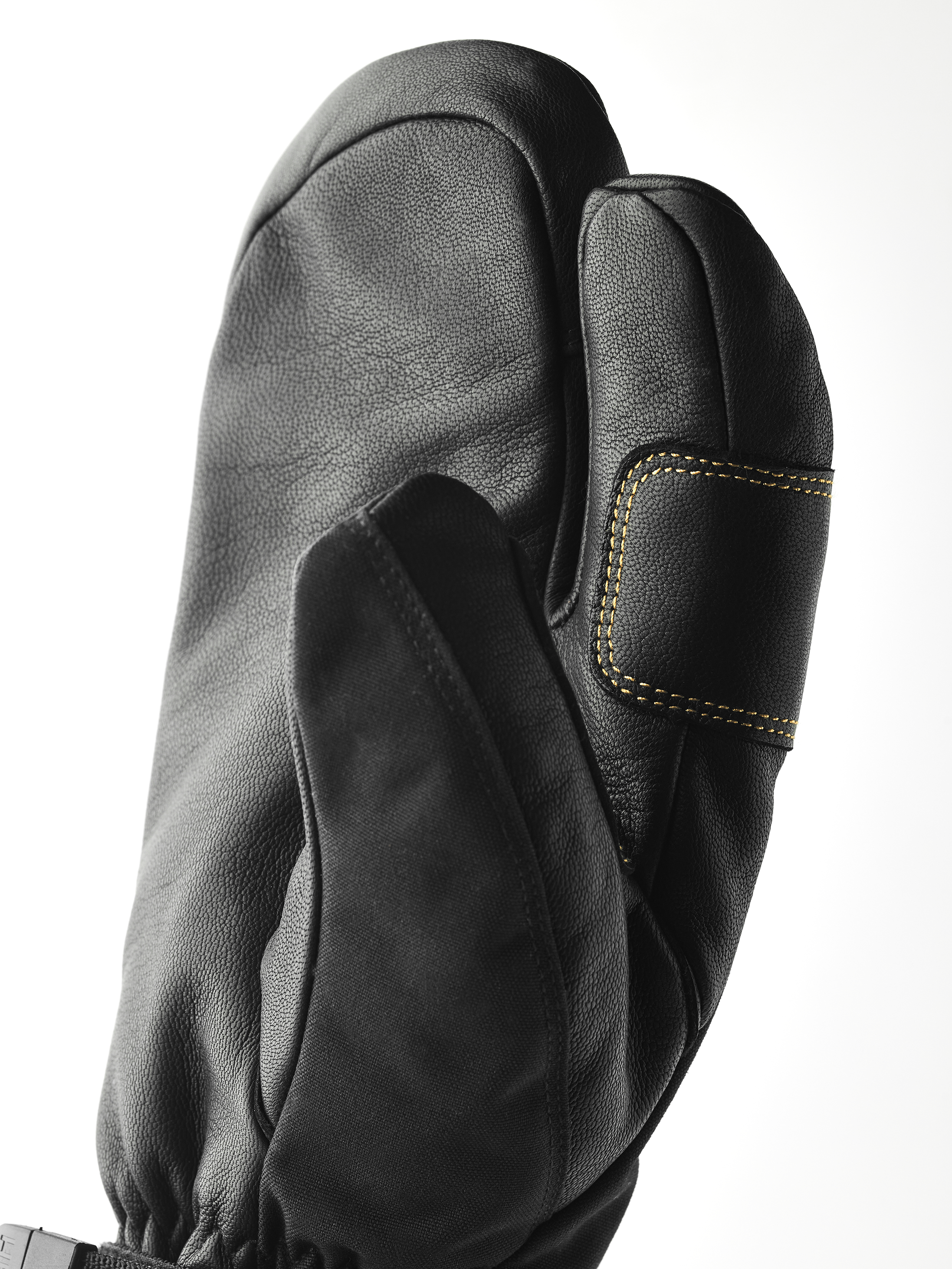 Army Leather Gore-Tex 3-finger - Black | Hestra Gloves