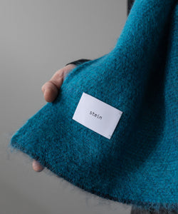 stein / シュタイン】GRADATION MOHAIR MUFFLER - BLUE GREEN | 公式