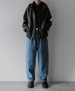 stein / シュタイン】CHEMICAL BLEACHED DENIM JEANS - INDIGO | 公式