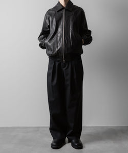 ssstein / シュタイン】LEATHER ZIP SHORT JACKET - BLACK | 公式通販