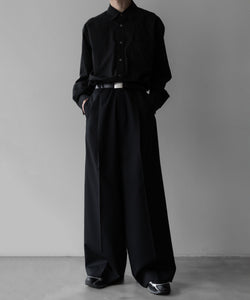 ssstein / シュタイン】EXTRA WIDE TROUSERS - BLACK | 公式通販サイト