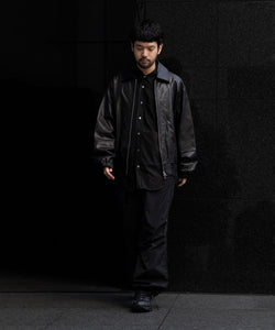 ssstein / シュタイン】LEATHER ZIP SHORT JACKET - BLACK | 公式通販