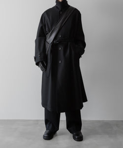 ssstein / シュタイン】OVERSIZED INVESTIGATED COAT - BLACK | 公式