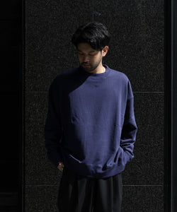 INTÉRIM / インテリム】HYPER BIG V-GAZETTE LOOP WHEEL SIDE SEAMLESS