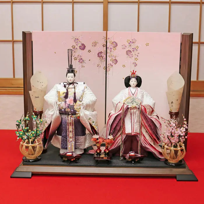 立ち雛の豪華絢爛な雛人形 ご納得 ご満足 ご満悦 【みよ雛】ひな祭りの