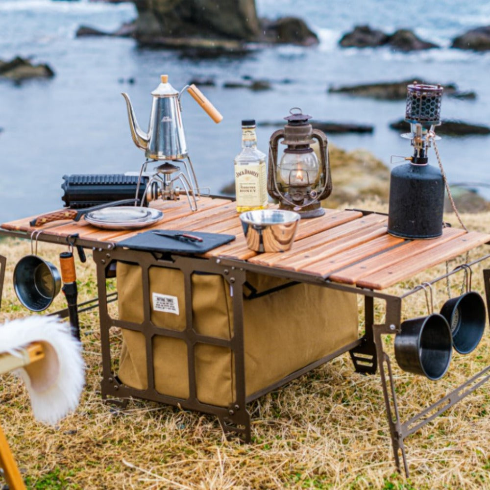 SomAbito ソマビト 焚き火サイドテーブル ケース付き SomAbito