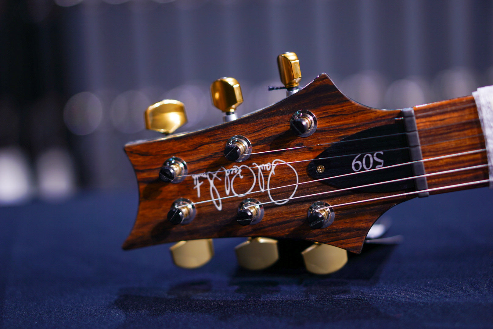 PRS 509 wood library w flame neck Faded Whale Blue 10 Top 0374817